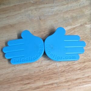 Blue Lula Clips Hand-Shaped Accessories Set Of 2